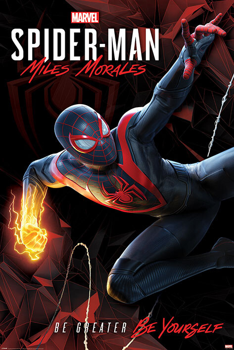 Poster, Quadro Spider-Man Miles Morales - Cybernetic Swing em